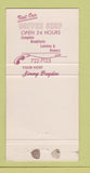Matchbook Cover - 101 Club Oceanside CA 30 Strike