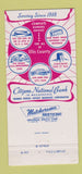 Matchbook Cover - Citizens National Bank Waxahachie TX 30 Strike