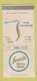 Matchbook Cover - Seaside Motel Hotel Atlantic City NJ WEAR 30 Strike