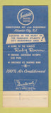 Matchbook Cover - Seaside Motel Hotel Atlantic City NJ WEAR 30 Strike