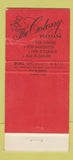 Matchbook Cover - Hotel Vermont Burlington VT 30 Strike