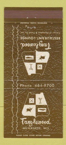 Matchbook Cover - Tanglewood Restaurant Milwaukee WI 30 Strike