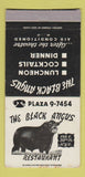 Matchbook Cover - The Black Angus Restaurant New York City 30 Strike