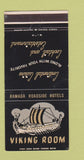 Matchbook Cover - Ramada Hotels Viking Room Champaign IL 30 Strike