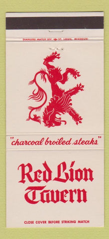 Matchbook Cover - Red Lion Tavern Hotel Leland Springfield IL 30 Strike