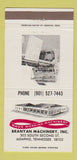 Matchbook Cover - Wood Working Machinery Memphis TN 30 Strike