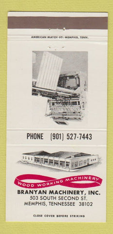 Matchbook Cover - Wood Working Machinery Memphis TN 30 Strike