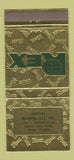 Matchbook Cover - Rex Akron Bearing Akron OH 30 Strike