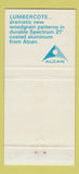 Matchbook Cover - Lord Chancellor Lumbercote Kershaw SC Gordonay 30 Strike