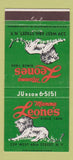 Matchbook Cover - Mamma Leone's Restaurant New York City lion 30 Strike