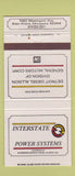 Matchbook Cover Detroit Diesel Allison General Motors Eden Prairie MN 30 Strike