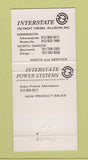 Matchbook Cover Detroit Diesel Allison General Motors Eden Prairie MN 30 Strike