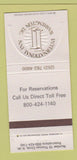 Matchbook Cover - International Inn Washington DC  30 Strike