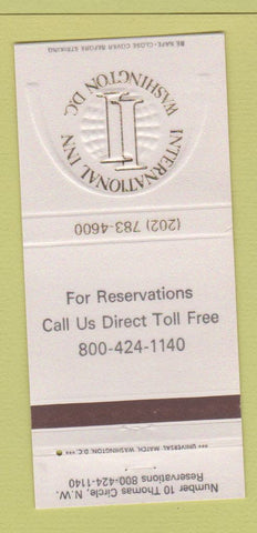 Matchbook Cover - International Inn Washington DC  30 Strike