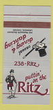 Matchbook Cover - Puttin' on the Ritz Lakewood Colorado 30 Strike