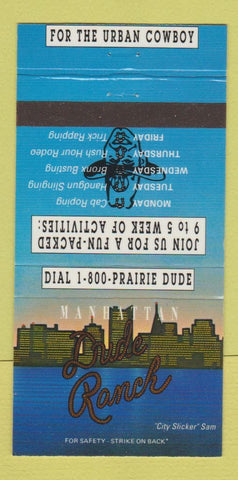 Matchbook Cover - Dude Ranch 30 Strike