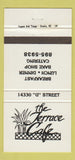 Matchbook Cover - Terrace Cafe Lincoln? NE 30 Strike