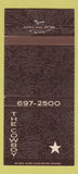 Matchbook Cover - The Cowboy New York City Dallas Cowboys football 30 Strike