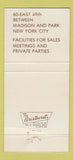 Matchbook Cover - The Cowboy New York City Dallas Cowboys football 30 Strike
