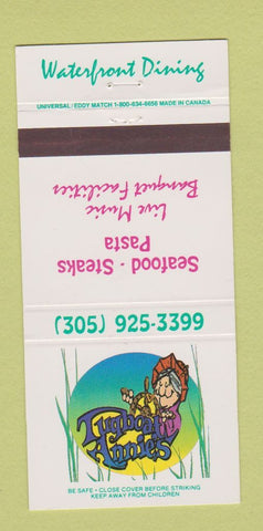 Matchbook Cover - Tugboat Annie's Restaurant Dania Beach FL 30 Strike