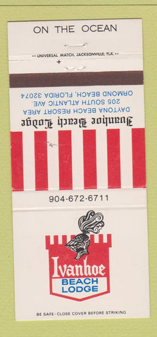 Matchbook Cover - Ivanhoe Beach Lodge Ormond Beach FL 30 Strike