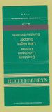 Matchbook Cover - Huckleberry's Restaurant Stuart FL New Canaan CT 30 Strike