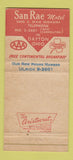 Matchbook Cover - San Rae Motel Dayton OH 30 Strike