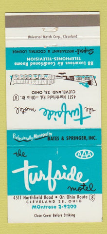 Matchbook Cover - Turfside Motel Cleveland OH 30 Strike