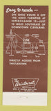 Matchbook Cover - Turfside Motel Cleveland OH 30 Strike
