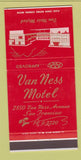Matchbook Cover - Van Ness Motel San Francisco CA 30 Strike