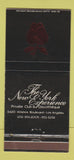 Matchbook Cover - The New York Experience Club Disco Los Angeles CA 30 Strike