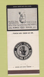 Matchbook Cover State Times Morning Advocate Newspaper Baton Rouge LA 30 Strike