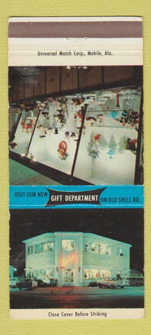 Matchbook Cover - Zimlich Flowers Mobile AL 30 Strike