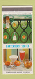 Matchbook Cover - Bartenders' Series Drink Recipe Gin Fizz Martini 30 Strike