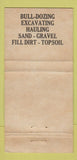 Matchbook Cover - FB Thormann Concrete Utica MI 30 Strike