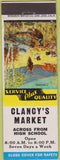 Matchbook Cover - Clancy's Market NO TOWN