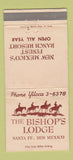 Matchbook Cover - Bishop's Lodge Santa Fe NM WEAR 30 Strike