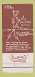 Matchbook Cover - Bishop's Lodge Santa Fe NM WEAR 30 Strike