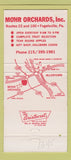 Matchbook Cover - Mohr Orchards Apples Fogelsville PA 30 Strike