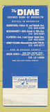 Matchbook Cover - Dime Savings Bank Brooklyn NY 30 Strike