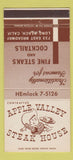Matchbook Cover - Contratto's Apple Valley Steak House Long Beach CA 30 Strike