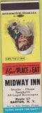 Matchbook Cover - Midway Inn Barton NY