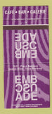 Matchbook Cover - L' Embuscade Trois Rivieres QC 30 Strike
