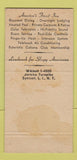 Matchbook Cover - Villa Victor's Island Lodge Syosset LI NY SAMPLE 30 Strike
