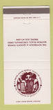 Matchbook Cover - The Sovereign Queen's Tower Cincinnati OH 30 Strike