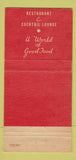 Matchbook Cover - Normandie Inn Paul Kare's Chicago IL 30 Strike