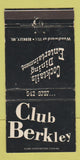 Matchbook Cover - Club Berkley MI WEAR 30 Strike