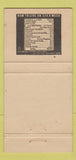 Matchbook Cover - Bay View Gardens Richland MI 30 Strike