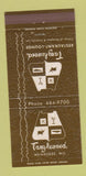 Matchbook Cover - Tanglewood Restaurant Milwaukee WI 30 Strike