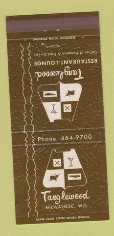 Matchbook Cover - Tanglewood Restaurant Milwaukee WI 30 Strike